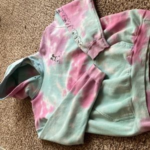 Disney Angry Mickey Mouse Tie Dye Hoodie